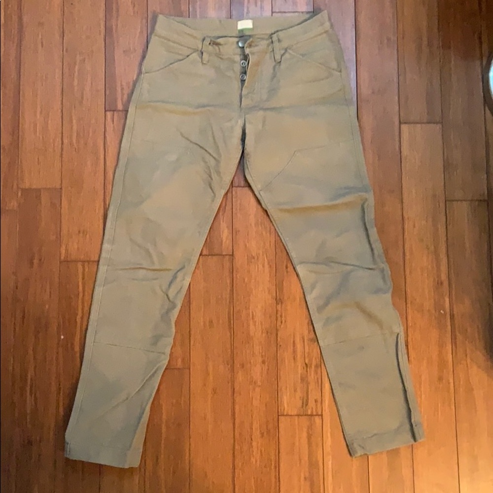 Grey vintner style pants